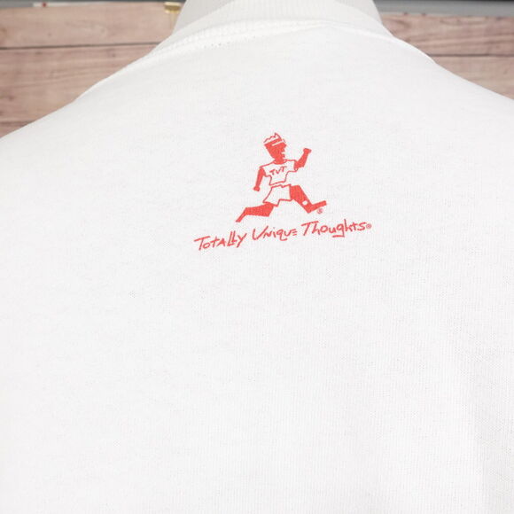 VINTAGE WHATEVER! KNOW IT LIVE IT WEAR IT 90s USA MADE SWEATSHIRT SZ XL - Picture 9 of 10